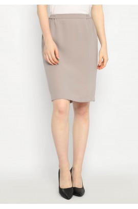 YOS Skirt Pendek Karet, 345 - Grey.